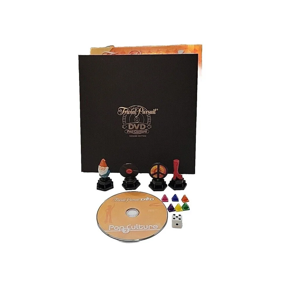 TRIVIAL PURSUIT - DVD Pop Culture 2nd Edition ALL PIECES INCLUDED New Open Box